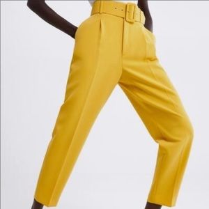 NWT Anthropologie yellow pants, size 2.